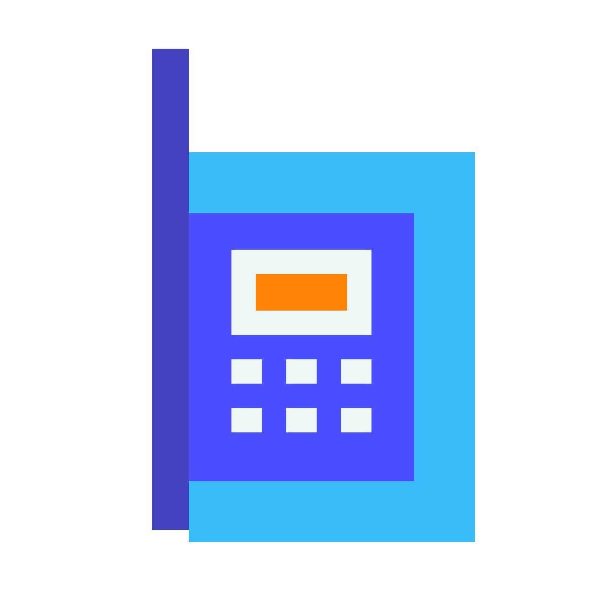 avantgarde style téléphone portable icon