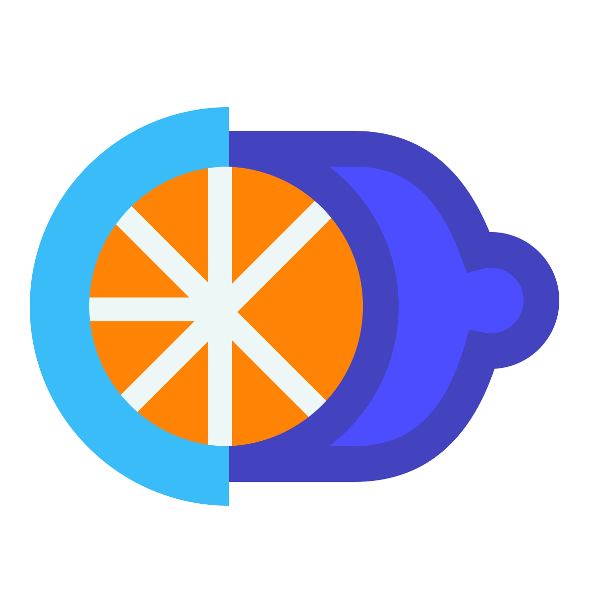 avantgarde style citrus icon