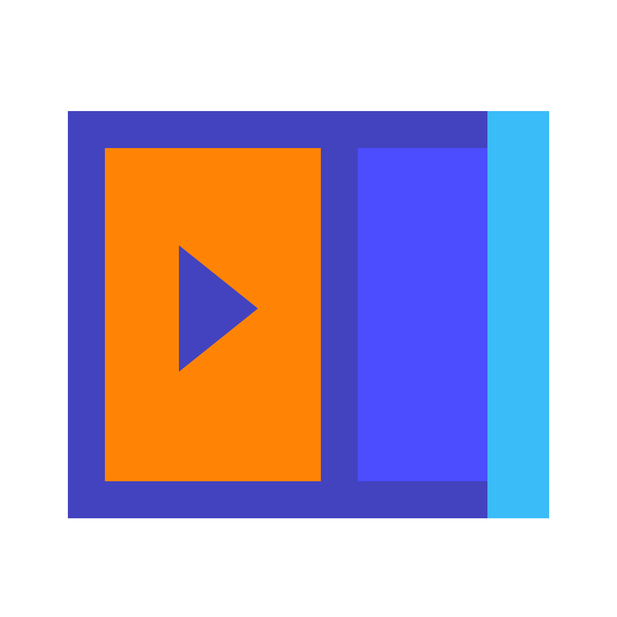 avantgarde style close pane icon