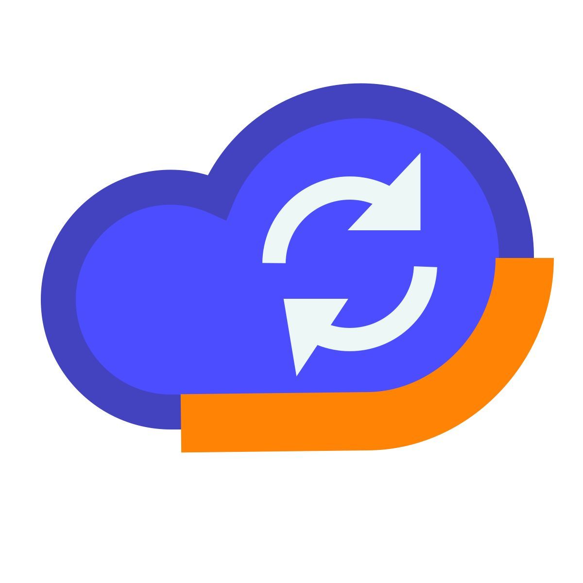 avantgarde style 클라우드 동기화 icon