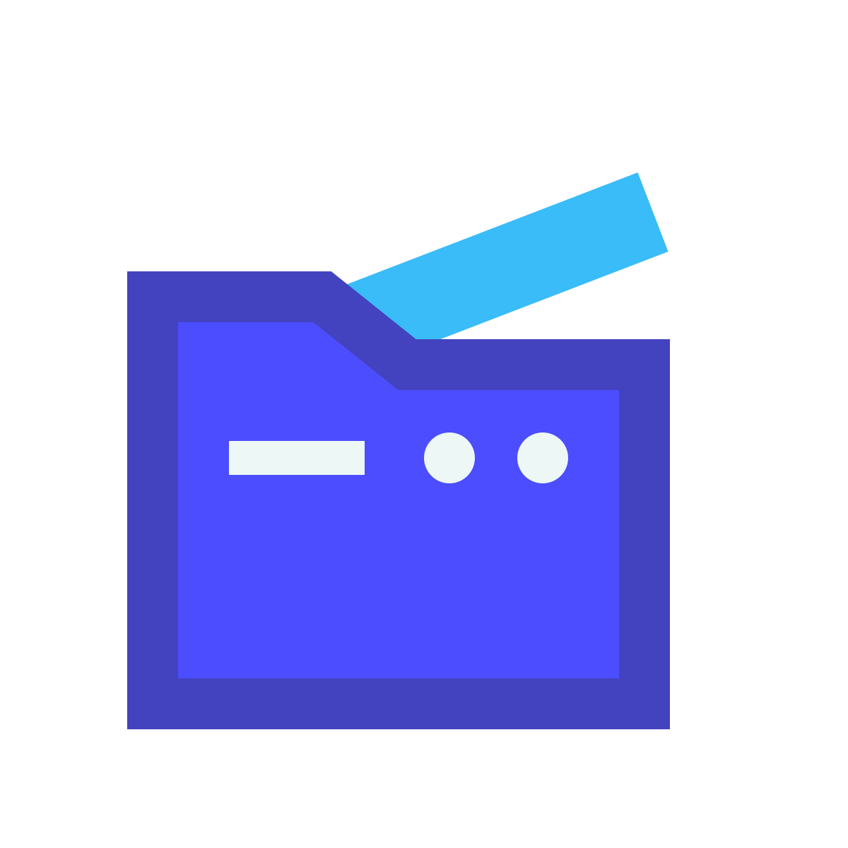 avantgarde style copy machine icon