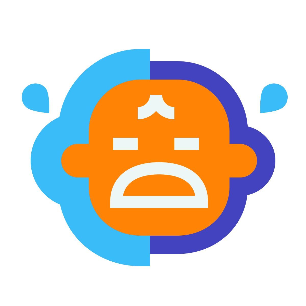 avantgarde style 哭泣的婴儿 icon