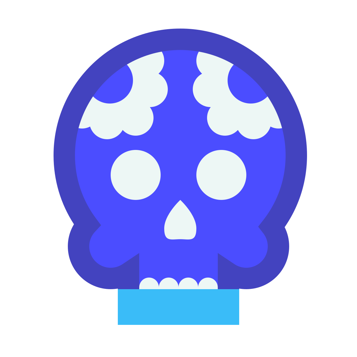 avantgarde style day of the dead icon