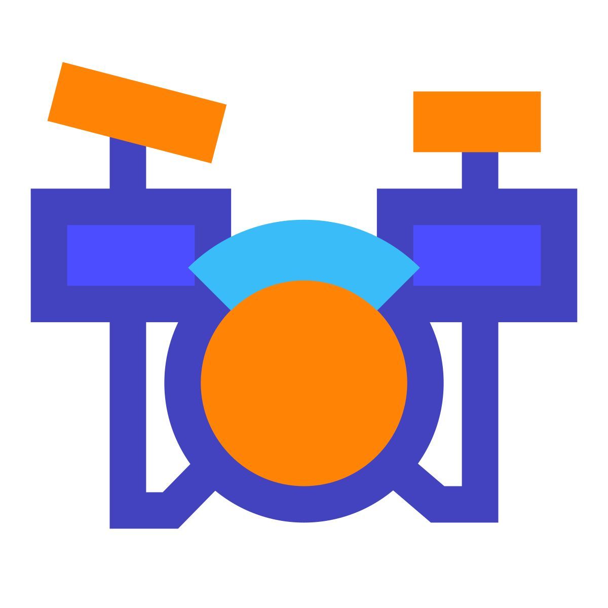 avantgarde style batteria icon