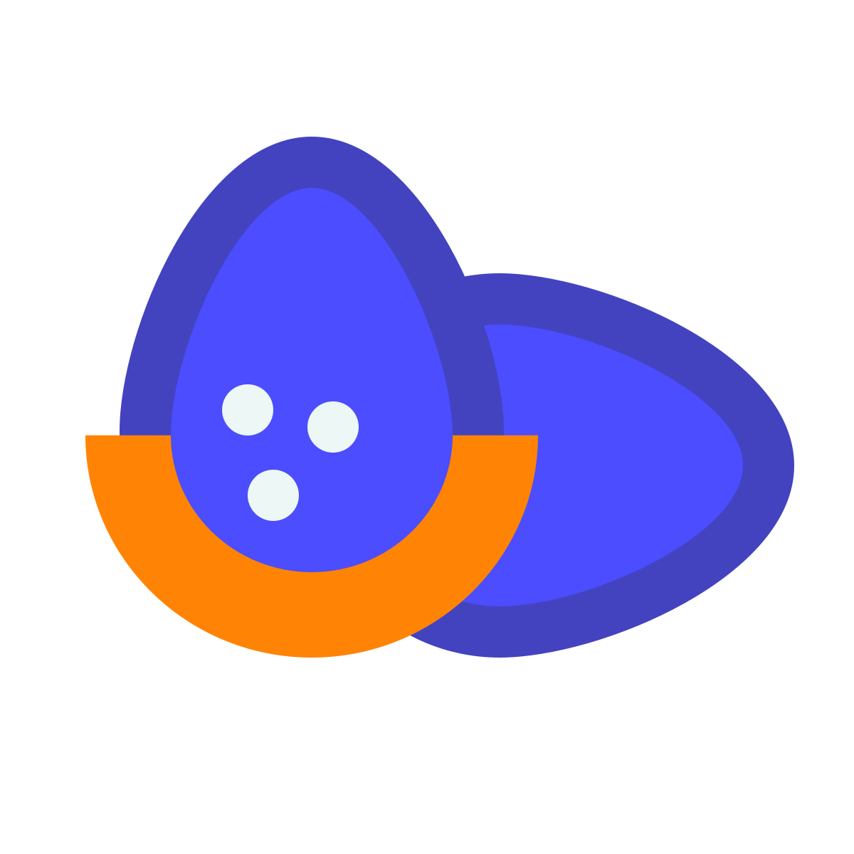 avantgarde style eggs icon