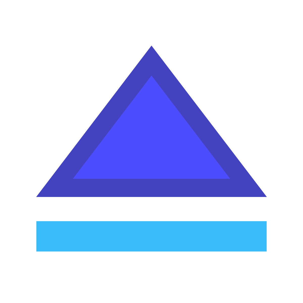 avantgarde style eject icon