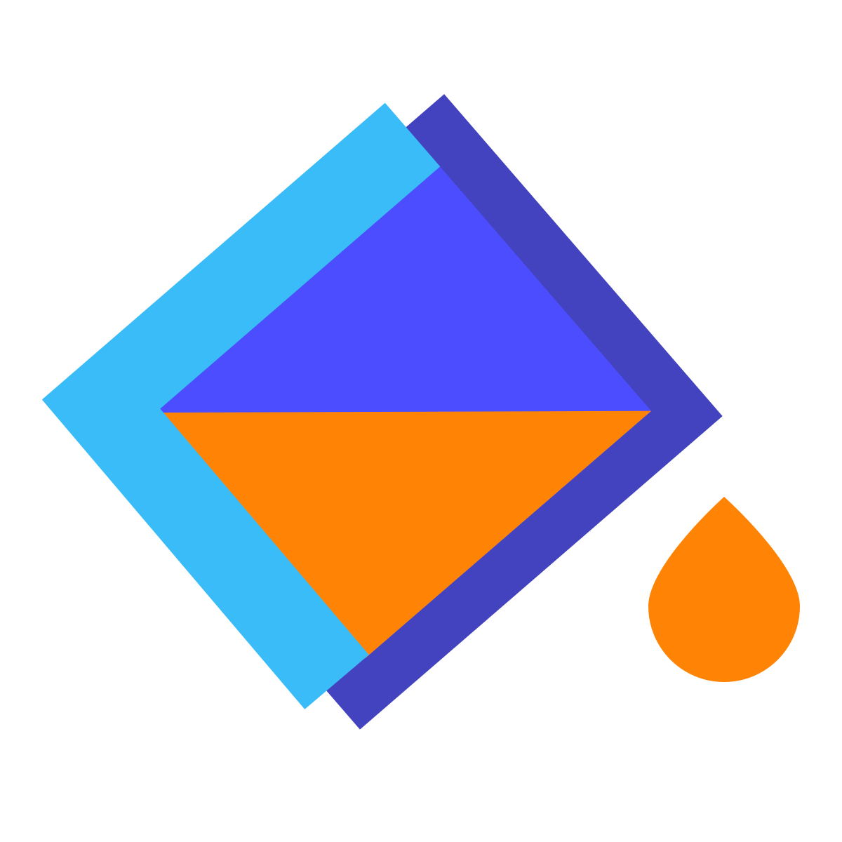 avantgarde style fill color icon