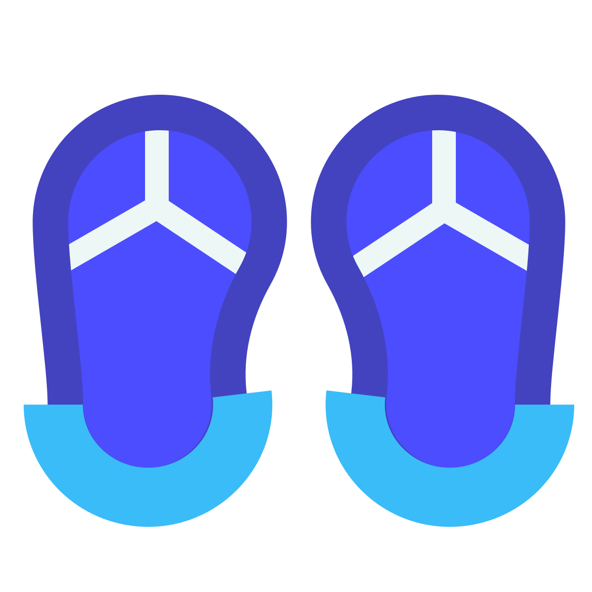 avantgarde style flip flops icon