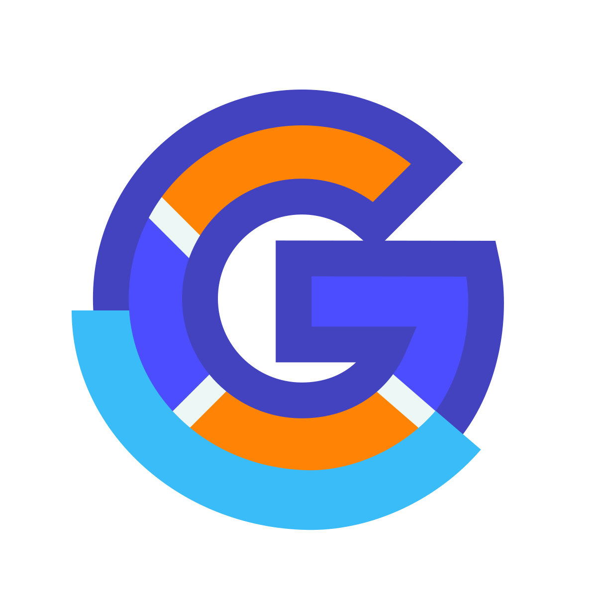 avantgarde style google logo icon