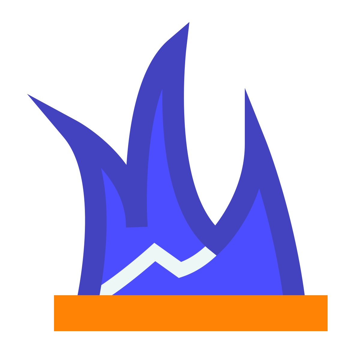 avantgarde style grass icon