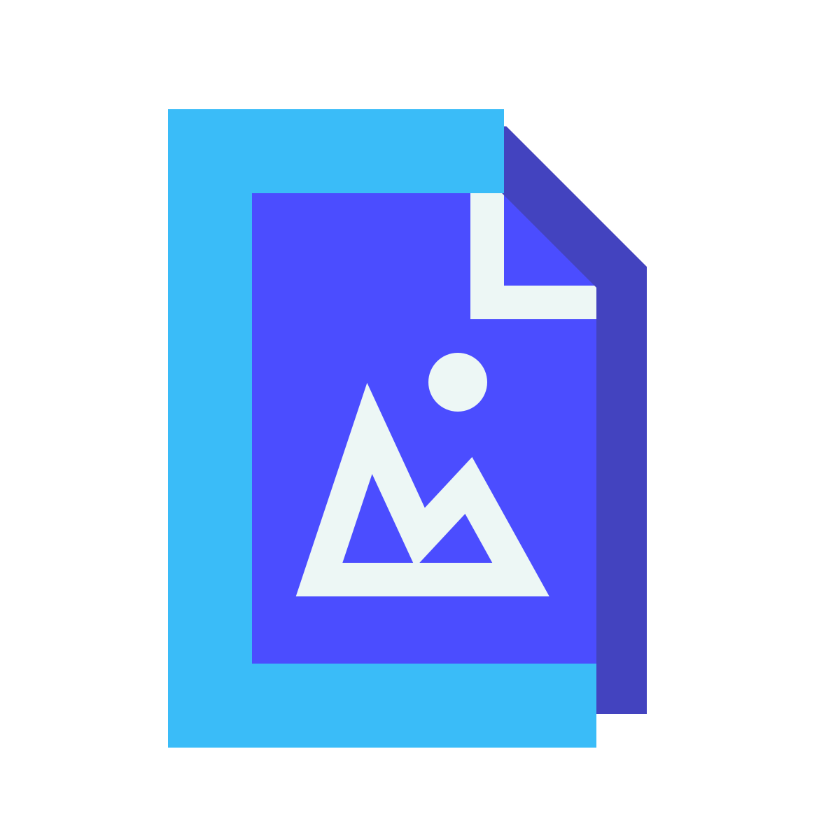 avantgarde style image file icon