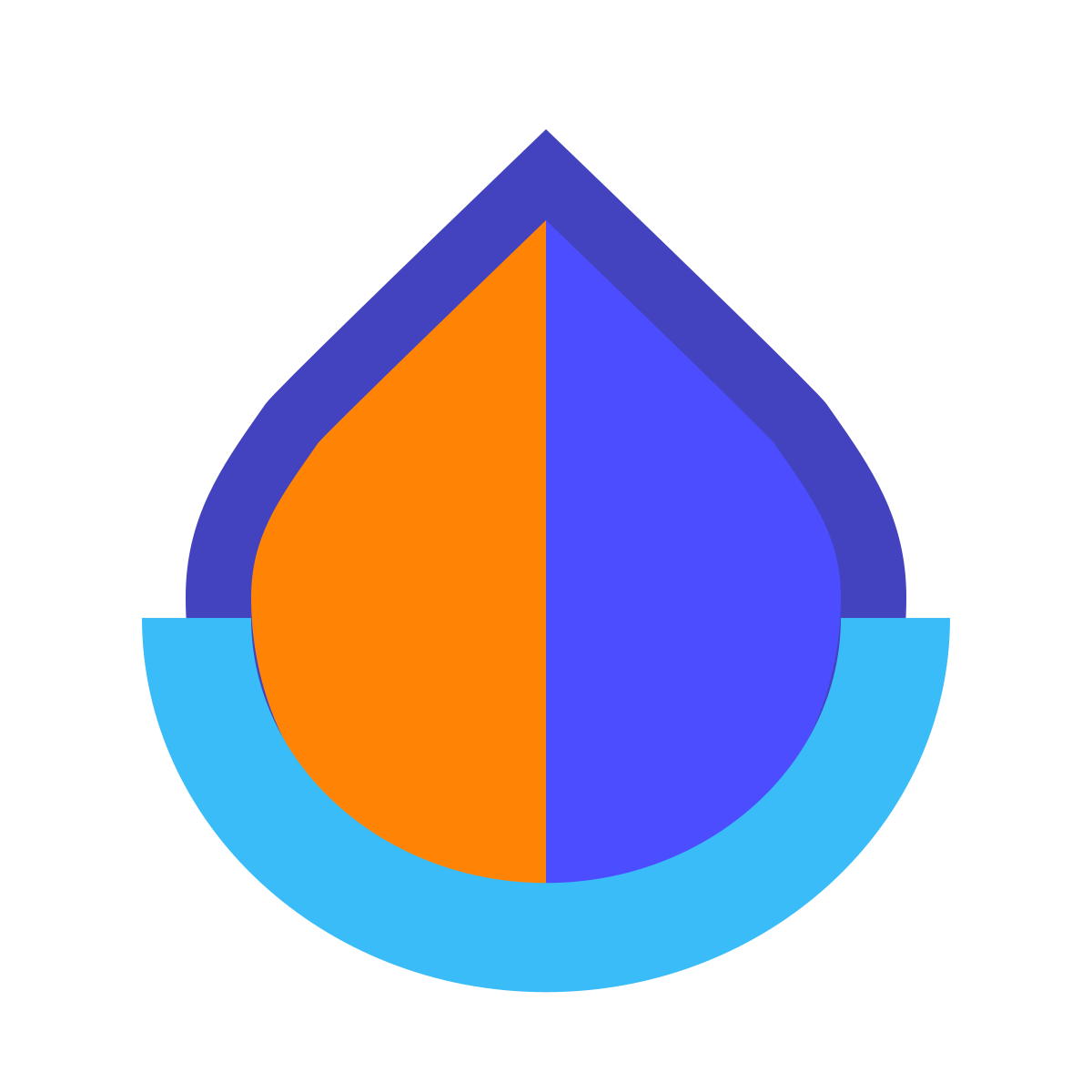 avantgarde style invert colors icon