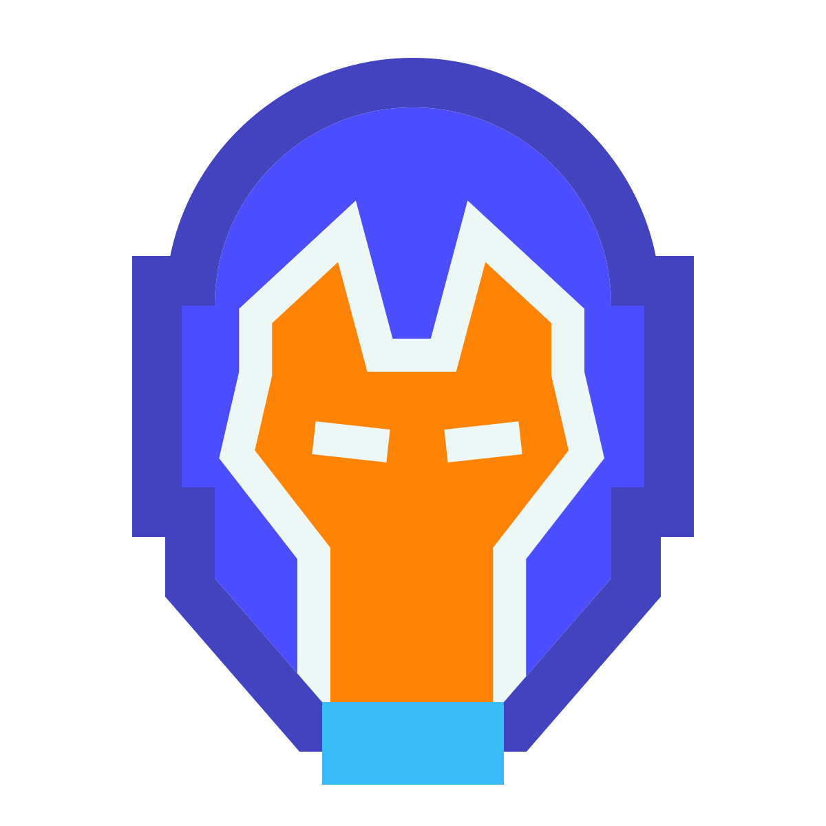 avantgarde style iron man icon