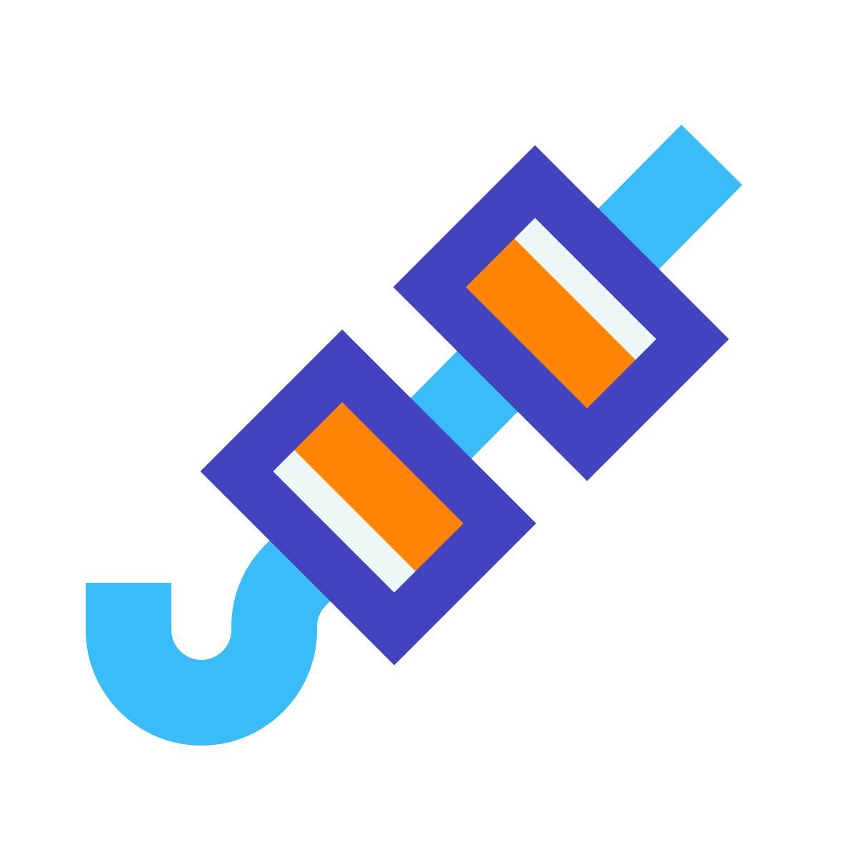 avantgarde style kebab icon