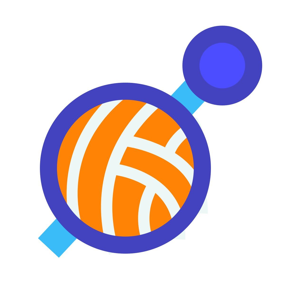 avantgarde style 뜨개질 공 icon