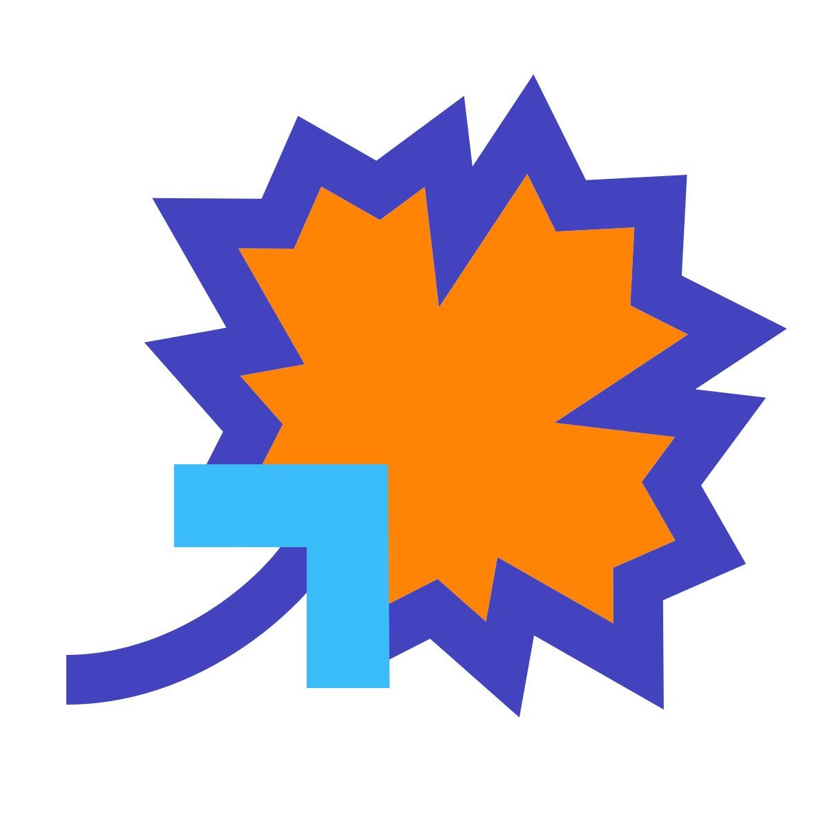 avantgarde style ahornblatt icon