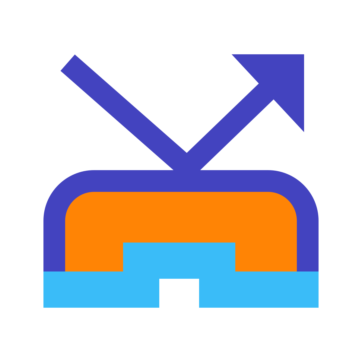 avantgarde style missed call icon