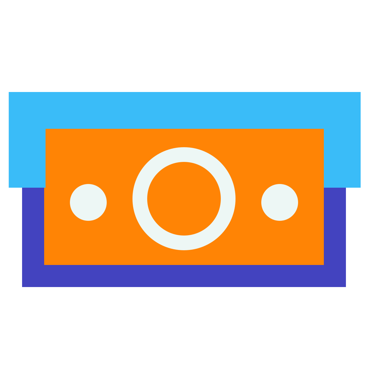 avantgarde style money icon
