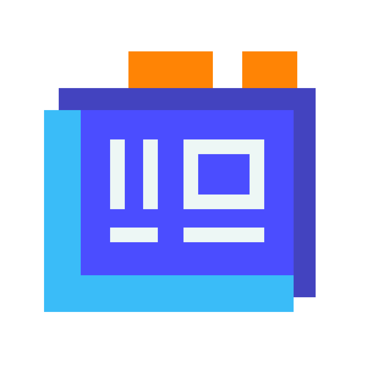 avantgarde style motherboard icon
