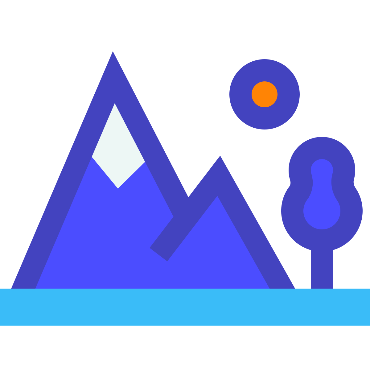 avantgarde style national park icon