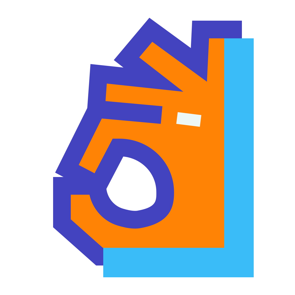 avantgarde style ok hand icon
