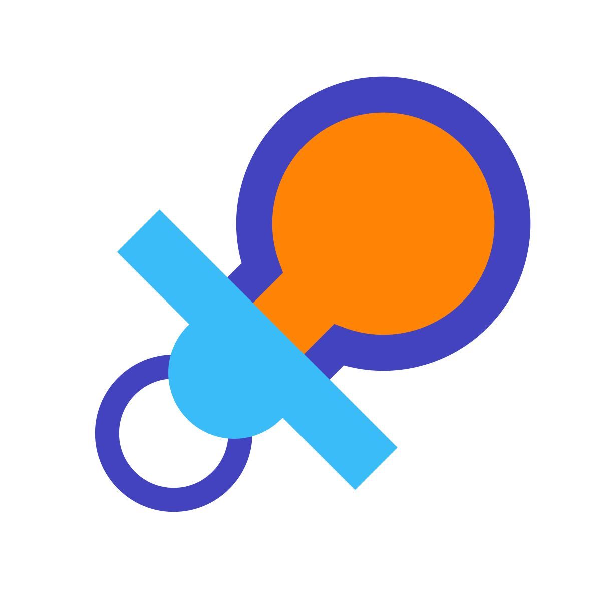 avantgarde style schnuller icon