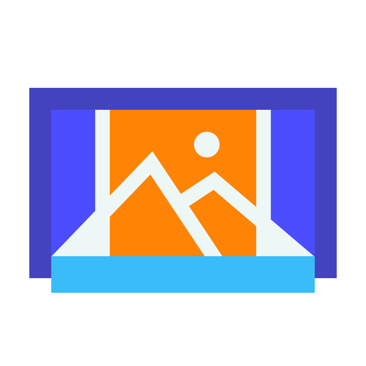 avantgarde style panorama icon