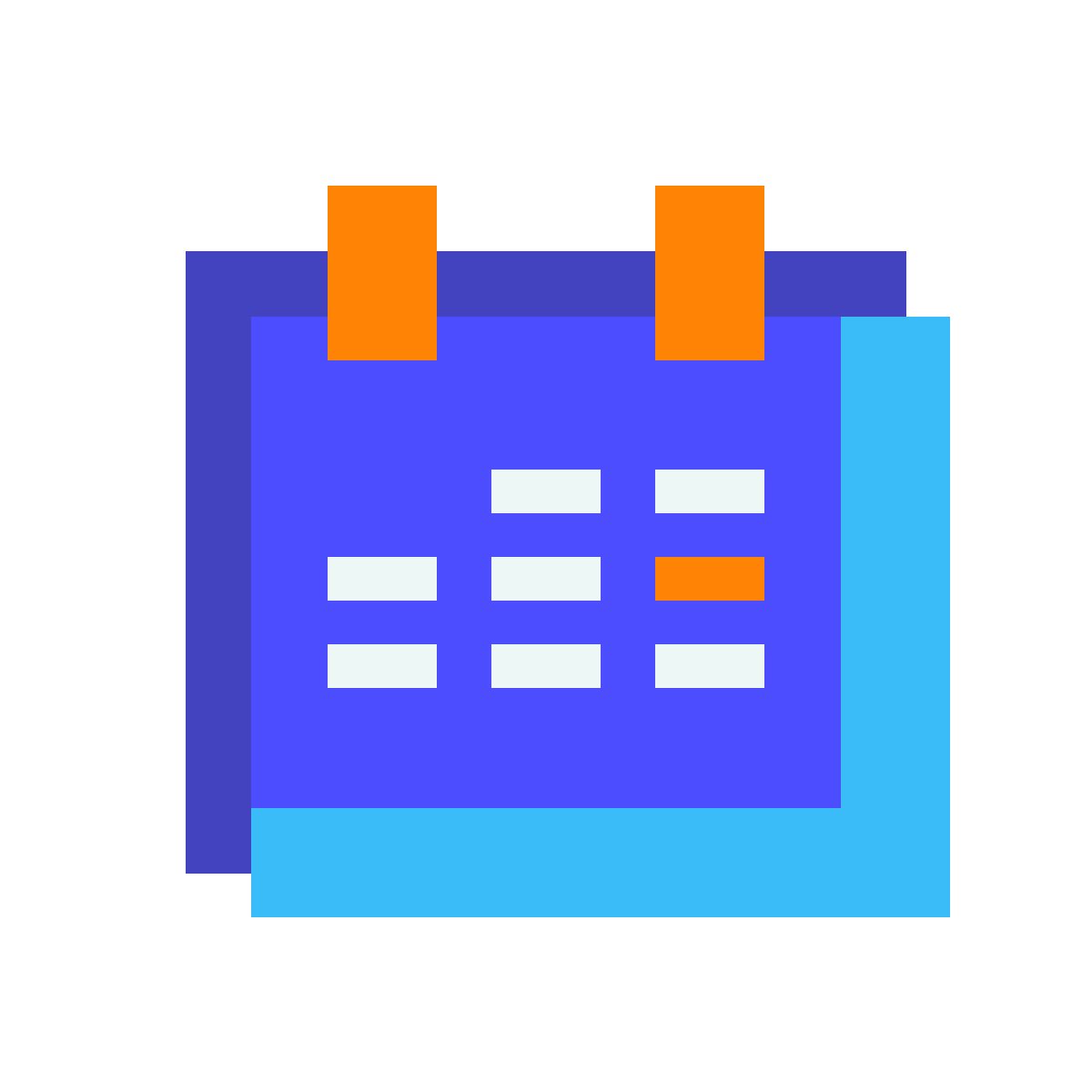 avantgarde style planner icon