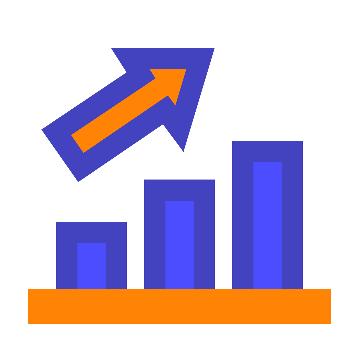 avantgarde style positive dynamic icon