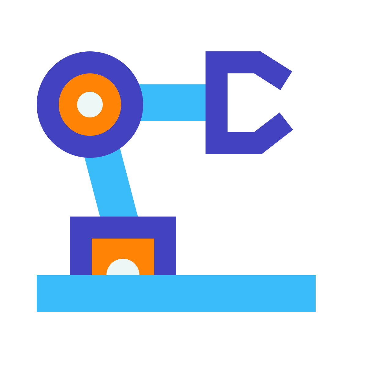 avantgarde style robot icon