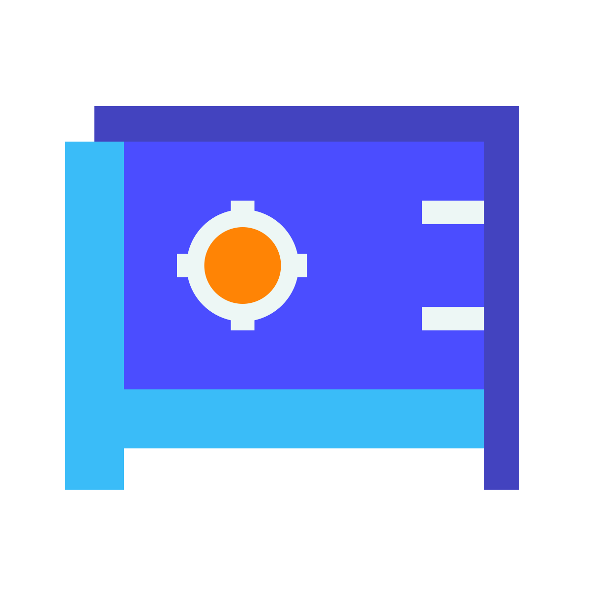 avantgarde style safe icon