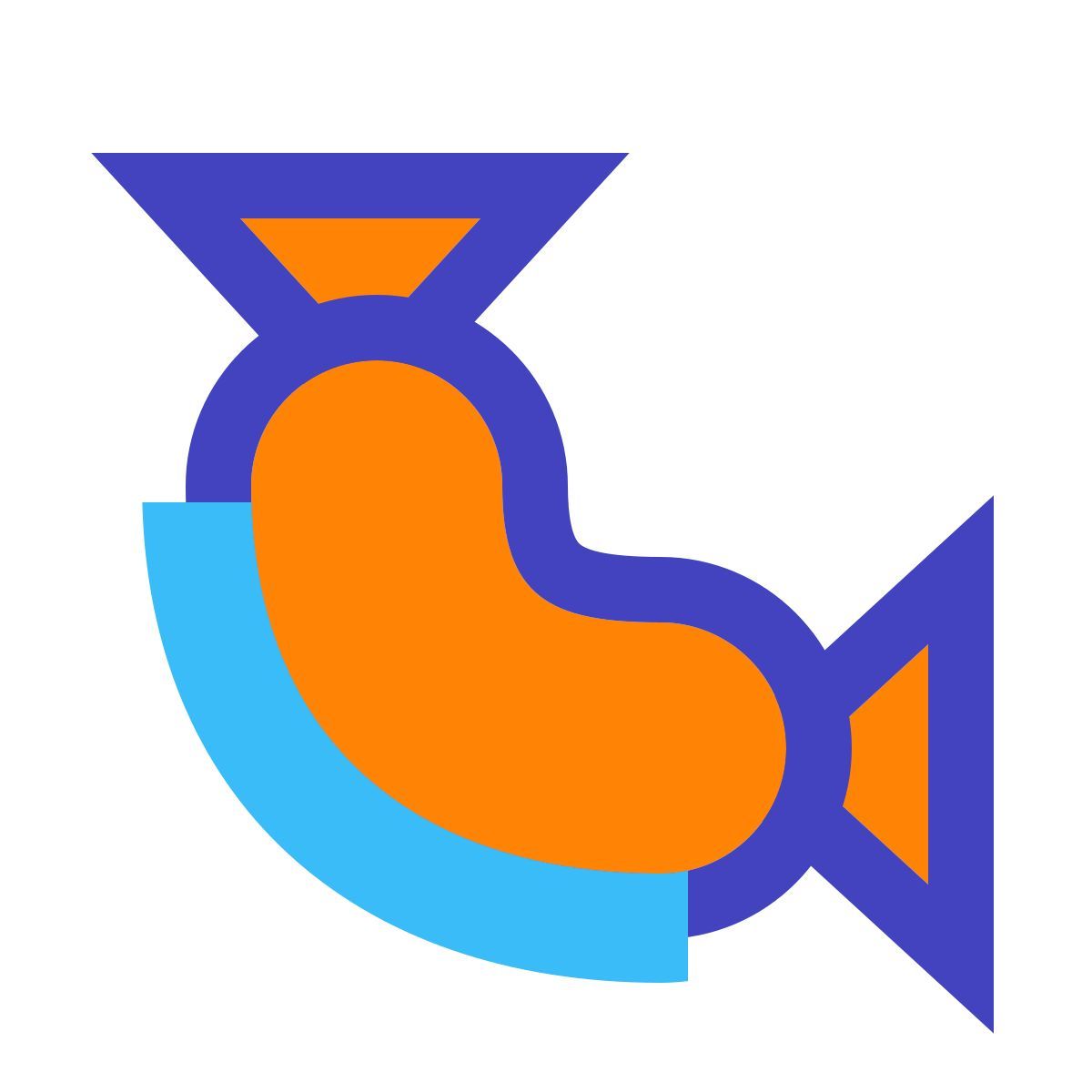 avantgarde style salchicha icon