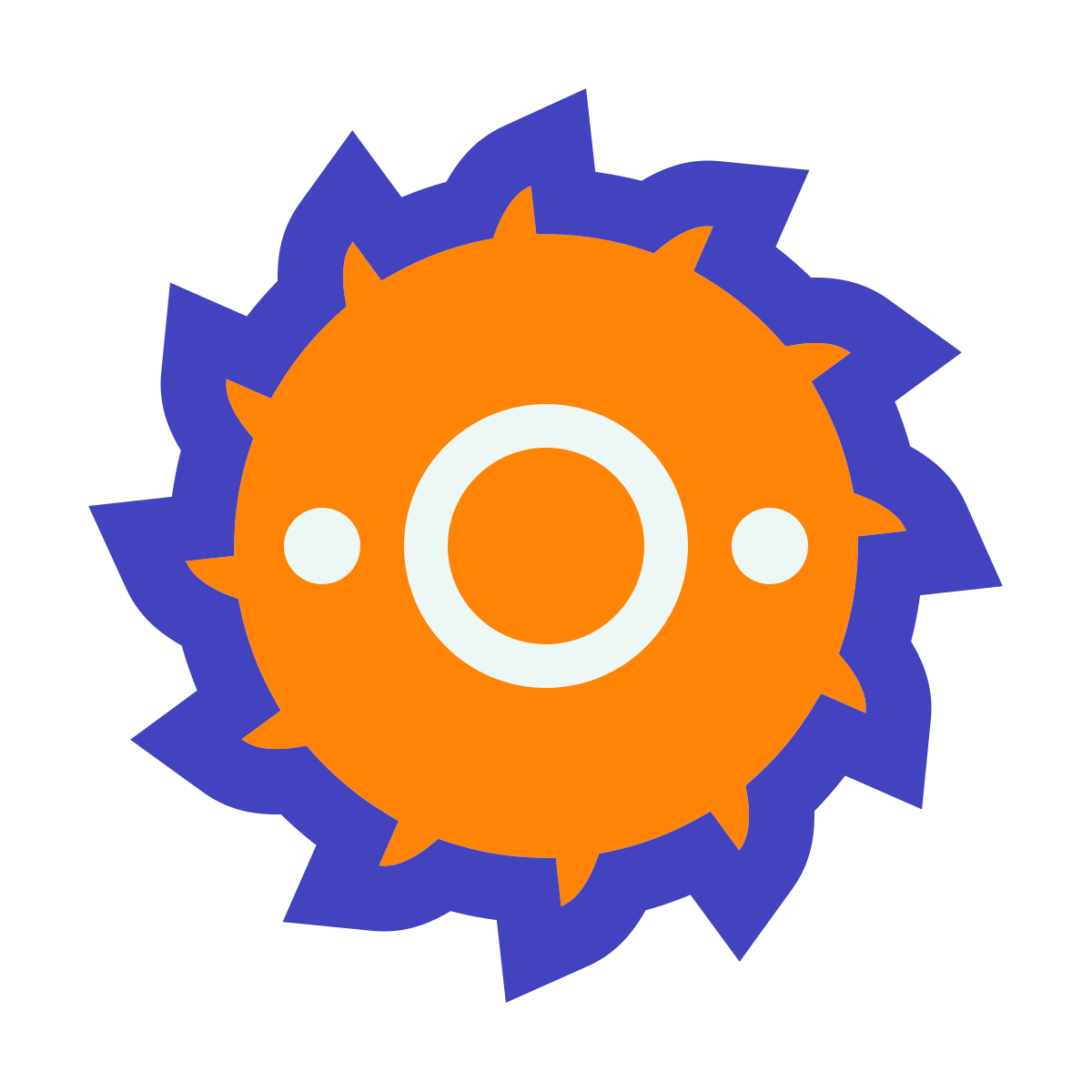avantgarde style saw blade icon