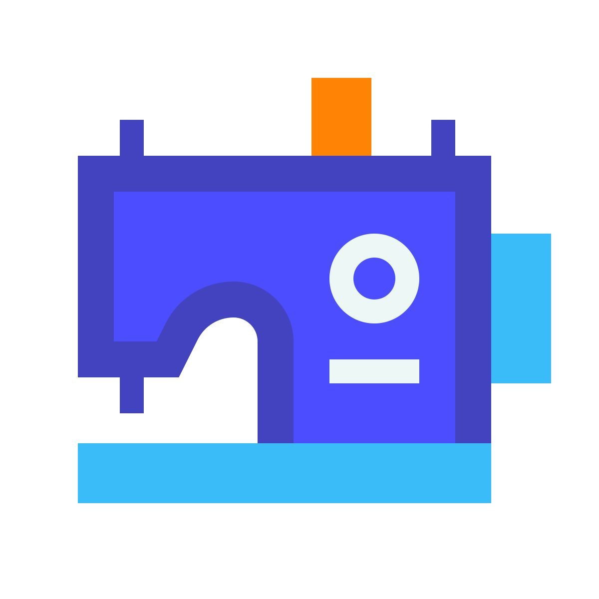 avantgarde style macchina da cucire icon