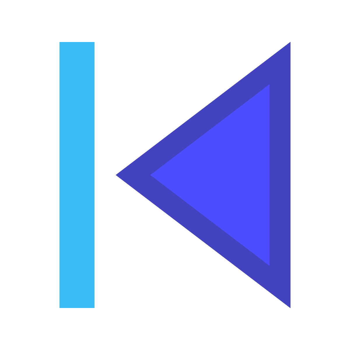 avantgarde style skip to start icon