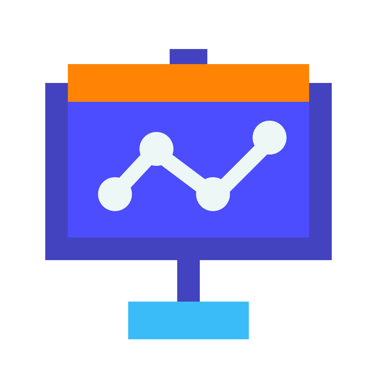 avantgarde style statistics icon