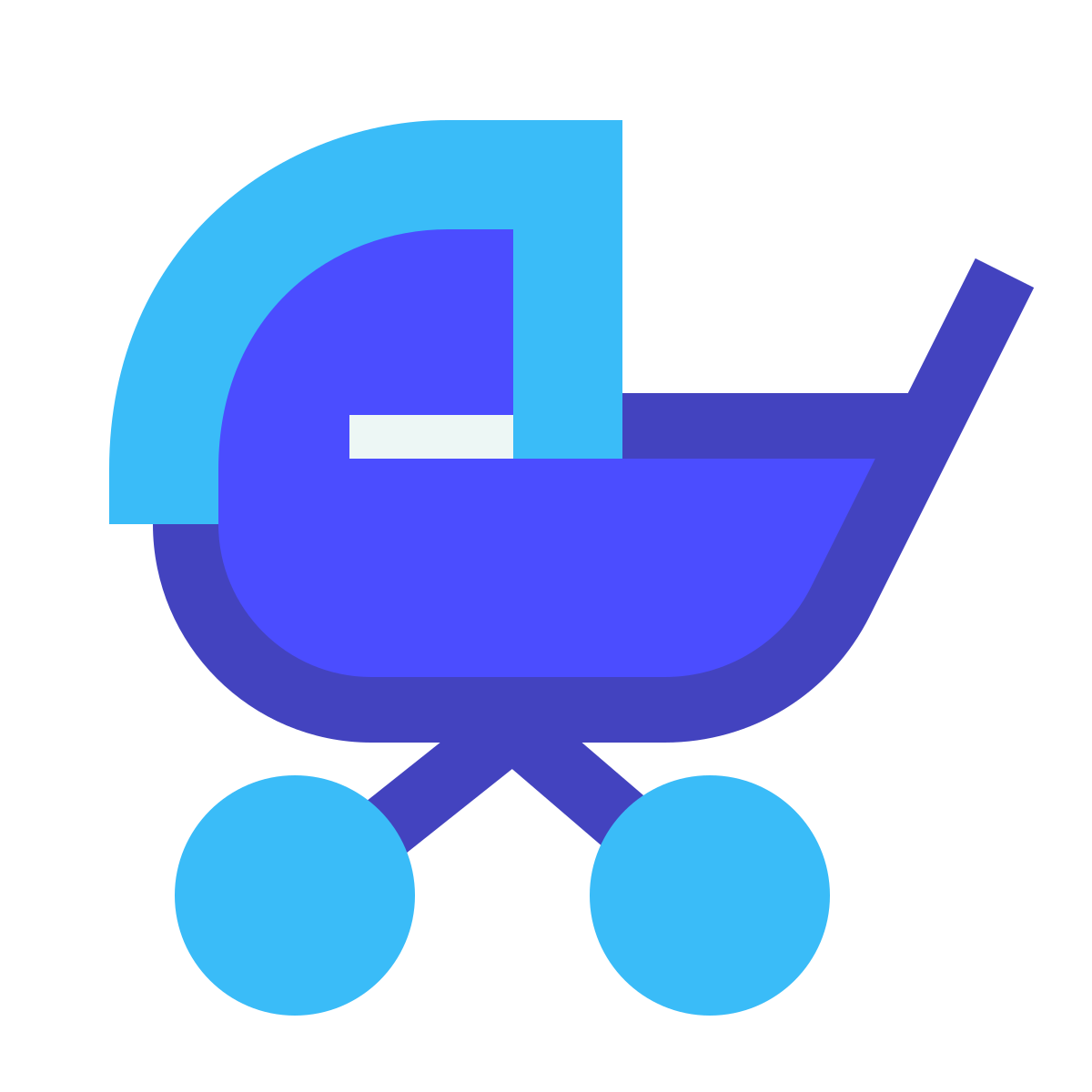 avantgarde style stroller icon
