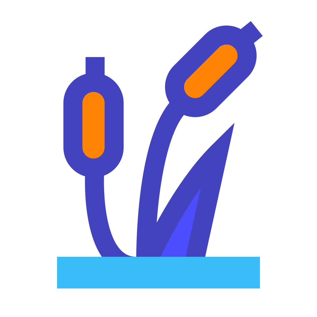 avantgarde style swamp icon