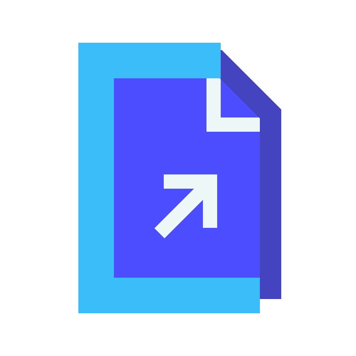 avantgarde style symlink file icon