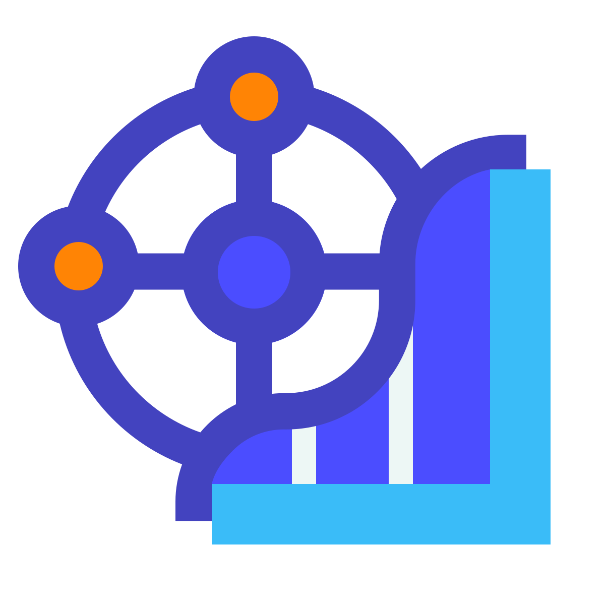 avantgarde style theme park icon