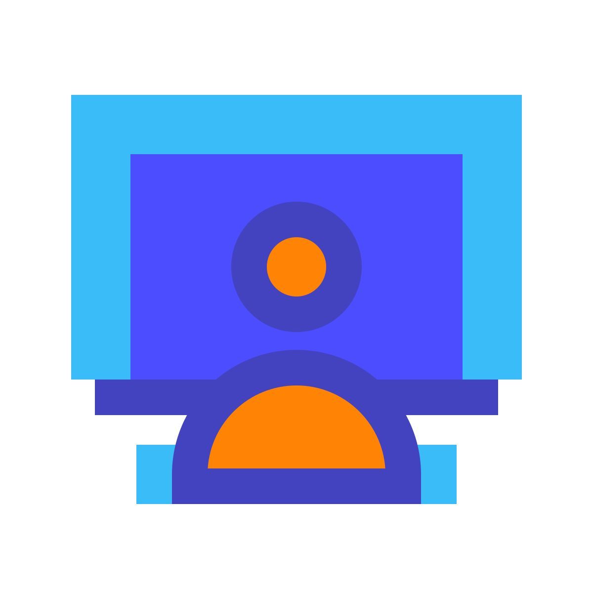 avantgarde style 在电脑前 icon