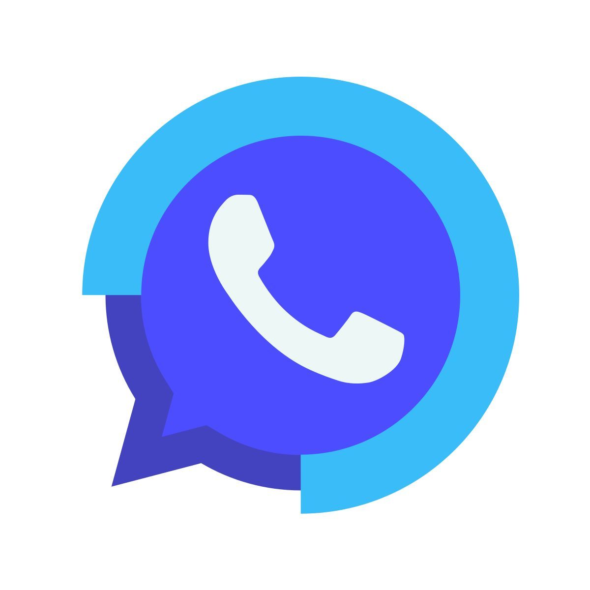 avantgarde style whatsapp icon