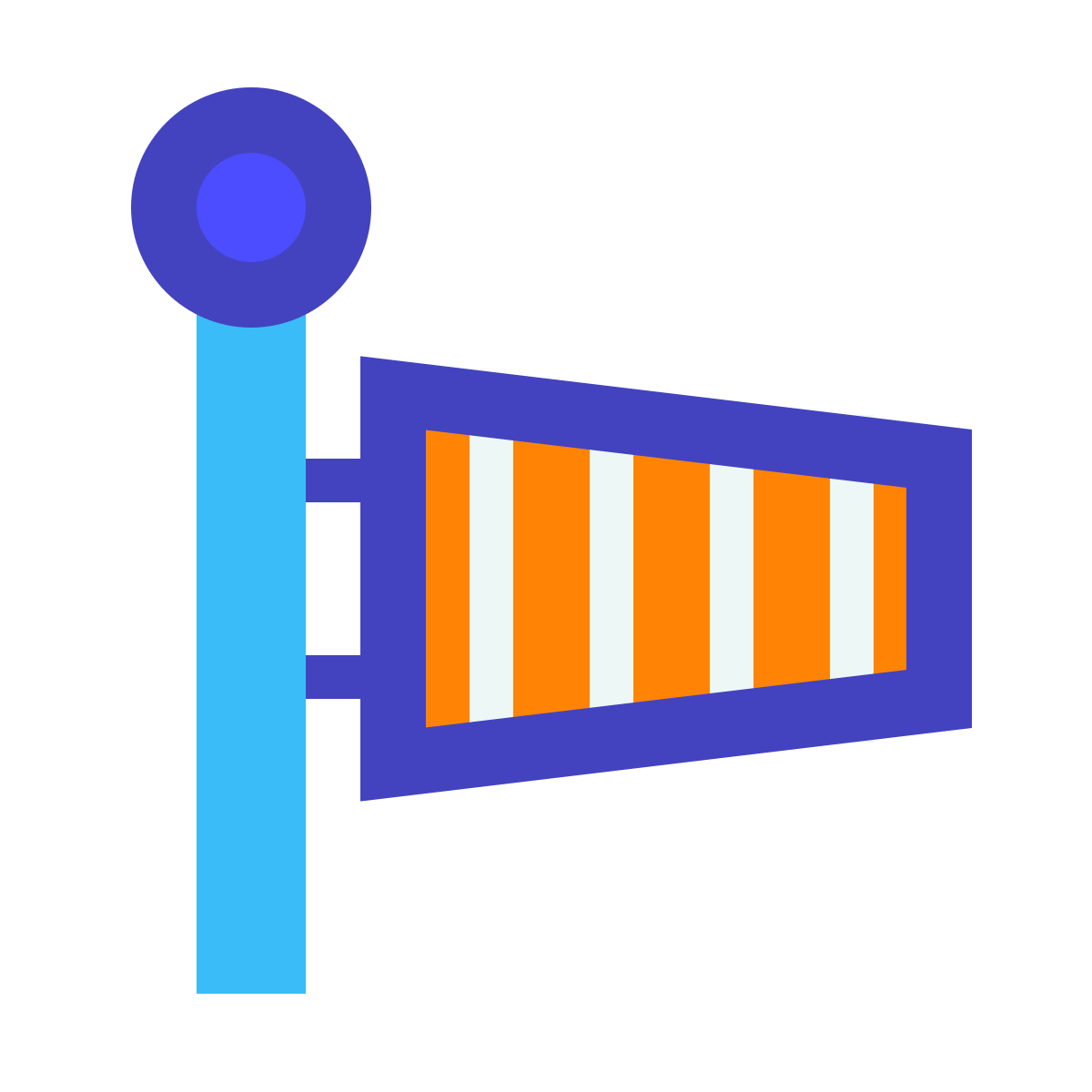 avantgarde style windsock icon
