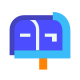 mailbox closed-flag-down icon