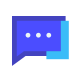 speech bubble-with-dots icon