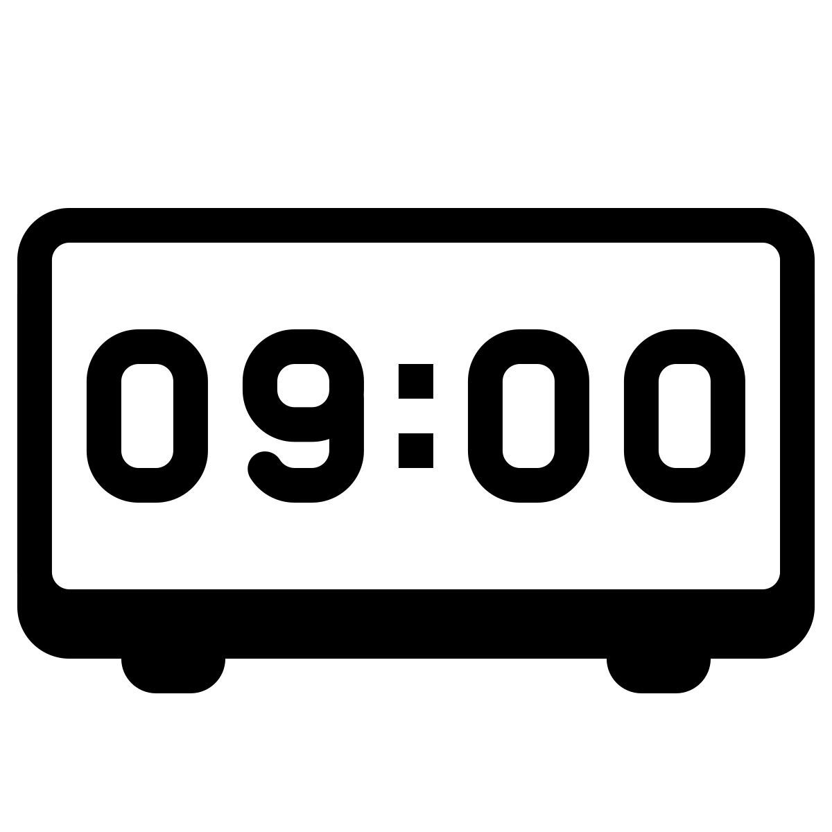 badges style 09:00 icon