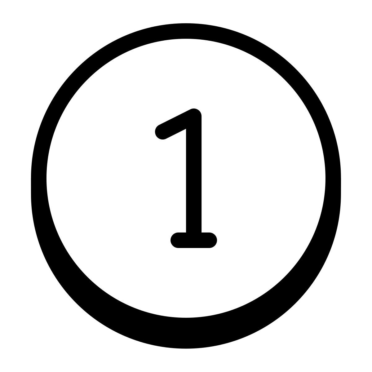 badges style cerchiato 1 c icon