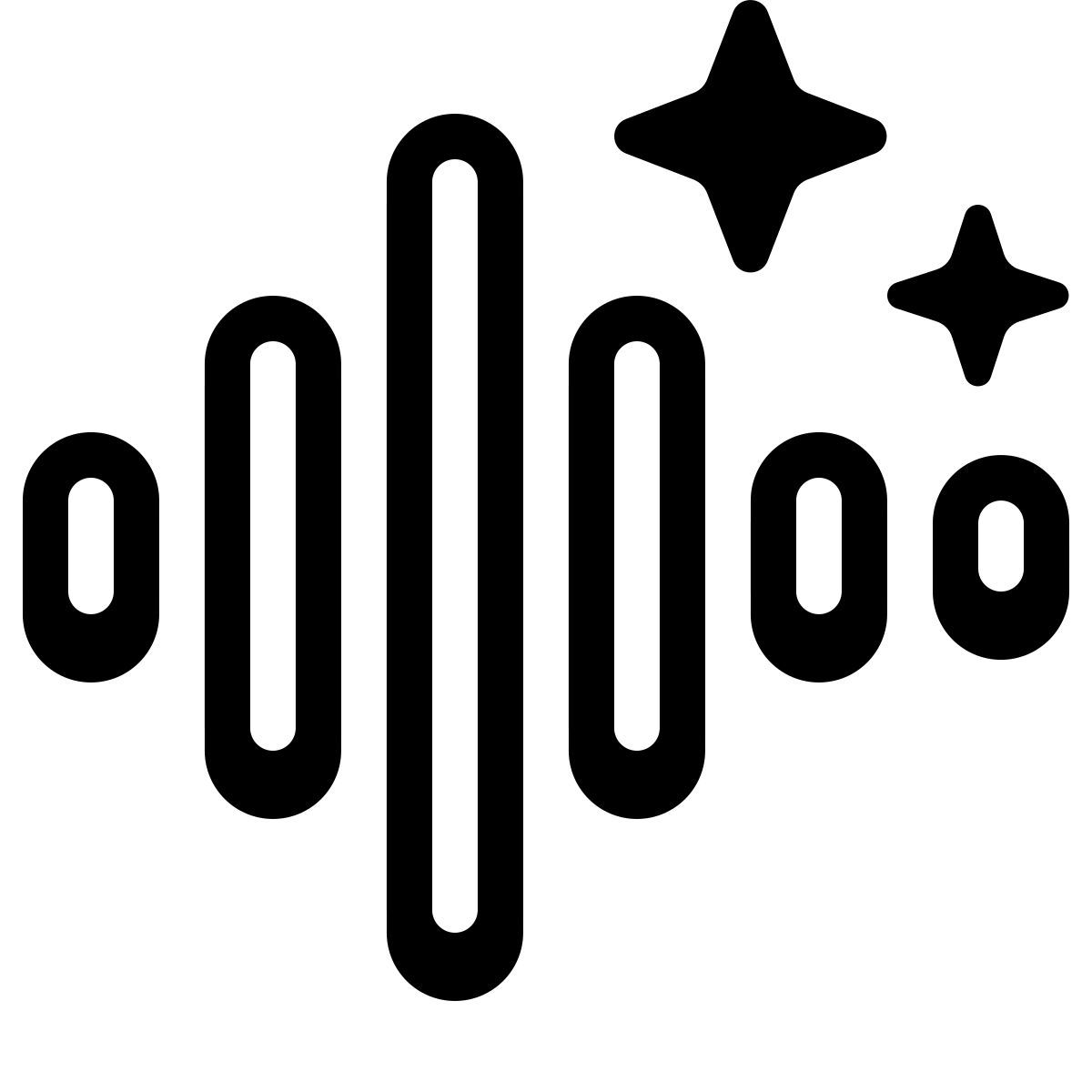 badges style ai 생성 사운드 icon