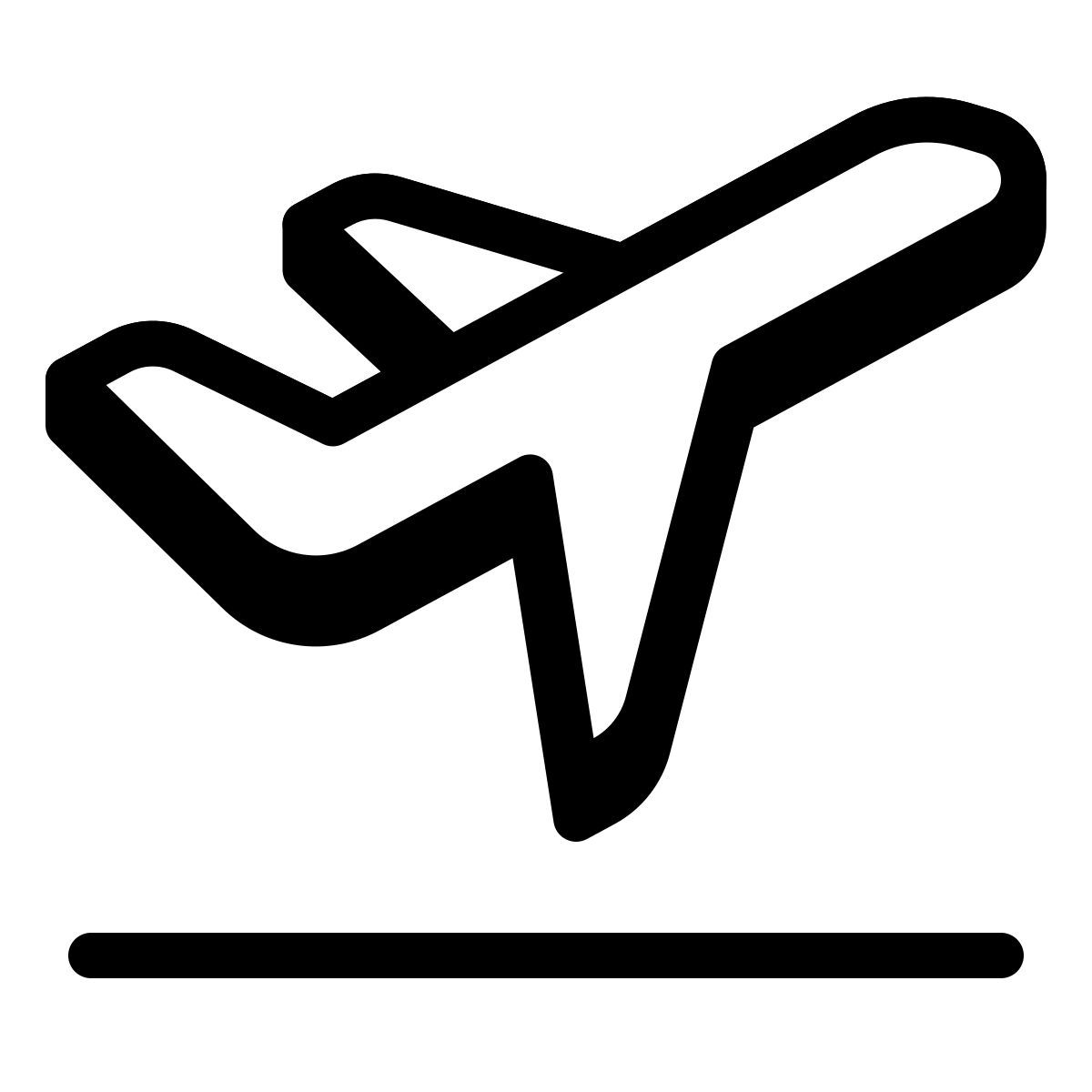 badges style decollo aereo icon