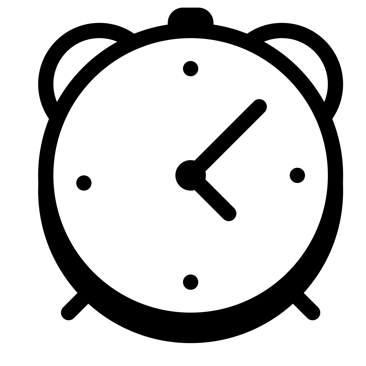 badges style alarm clock icon